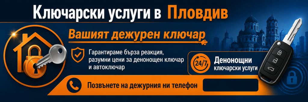 Ключар Пловдив – отключване, брави и автоключар